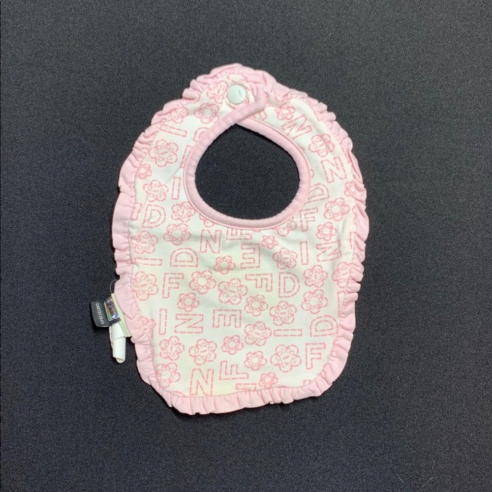Baby girl authentic fendi bib